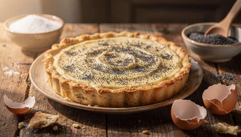 Recette de Tarte à la Crème de Pavot