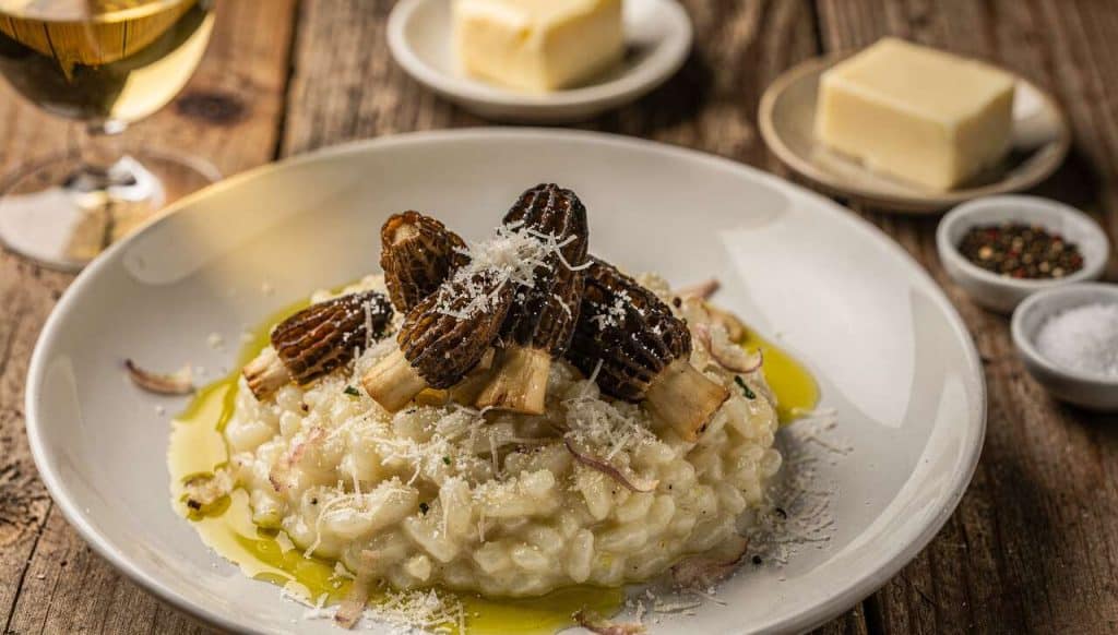 Recette de risotto aux morilles savoureux