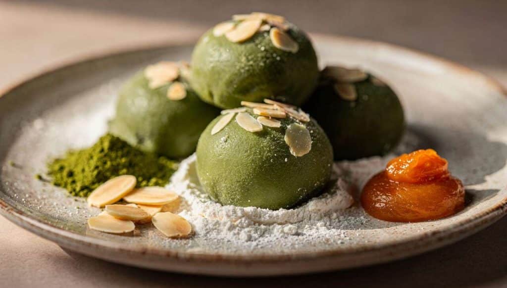 Mochis Matcha, amande et Abricot : recette Inratable