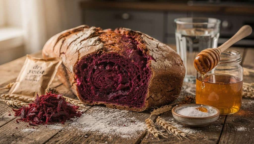 Pain à la betterave râpée : recette facile et originale