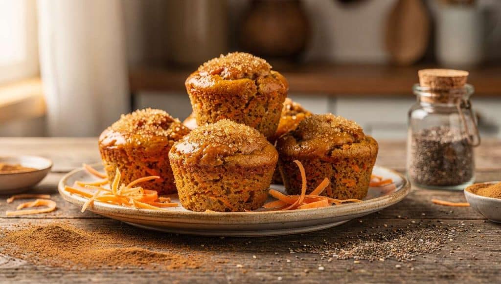 Recette de mini carrot cakes à la vapeur : une douceur saine et gourmande
