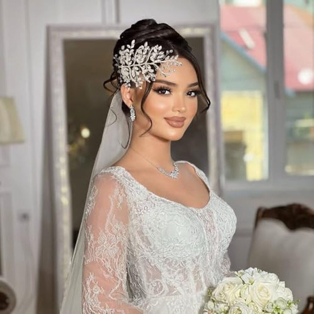 Avis sur les accessoires de cheveux de mariage WONRLUA argentés