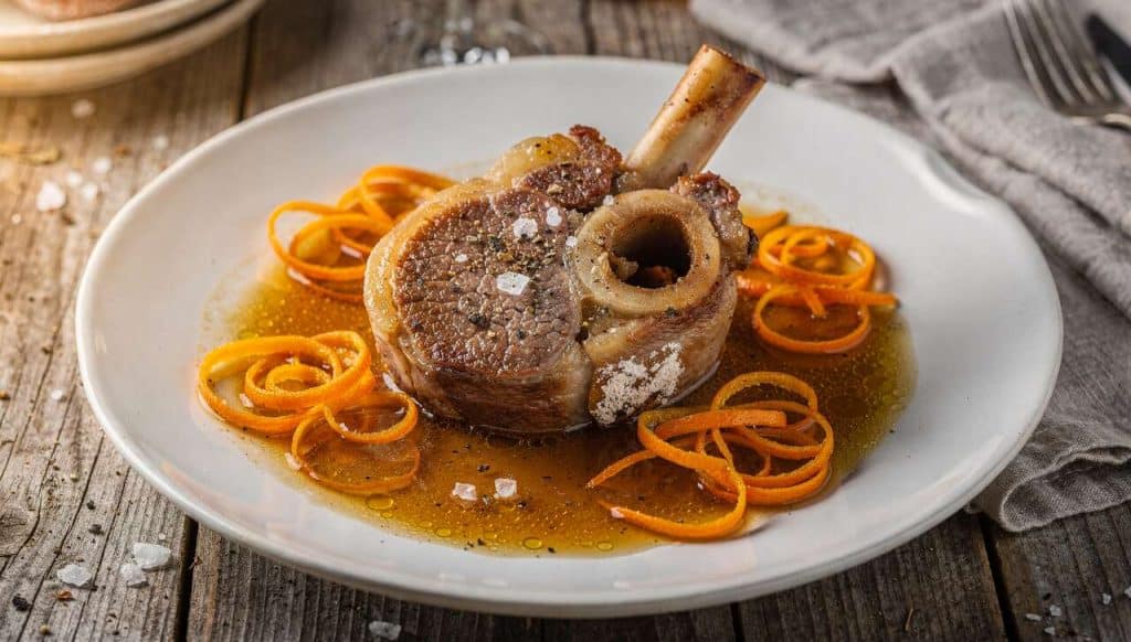Osso bucco de veau à l'orange : recette savoureuse