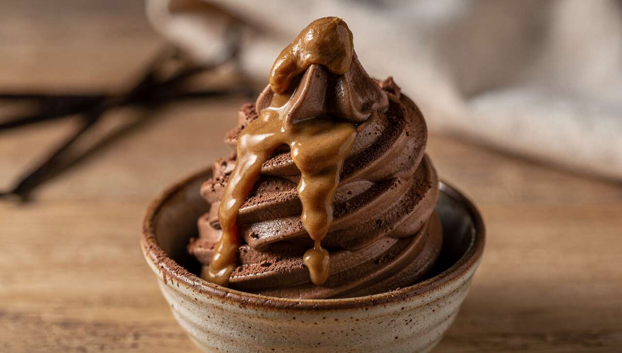 Glace douce chocolat-noisette : recette gourmande