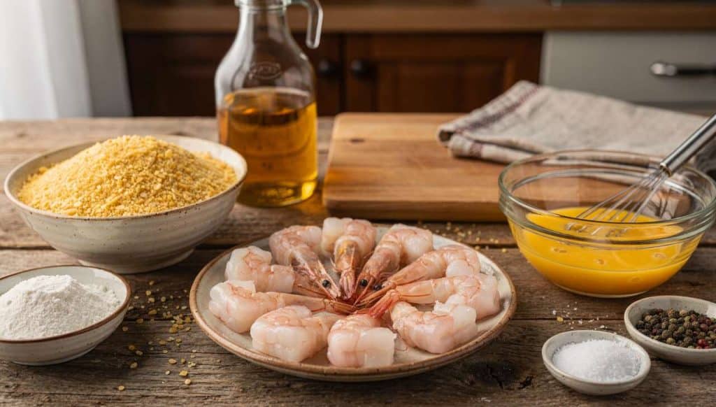 Recette beignets de crevettes panées maison