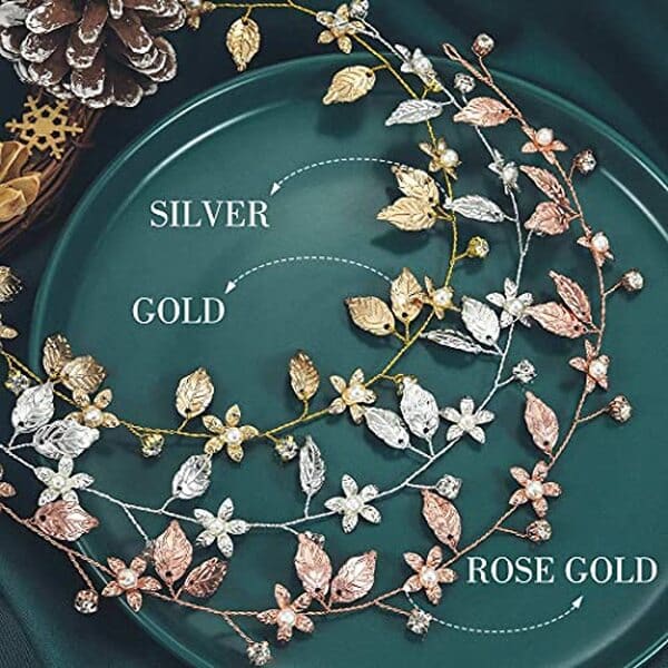 Découvrez notre avis complet sur le serre-tête Yean feuille d'or pour mariage : style, confort et qualité pour votre grand jour. 