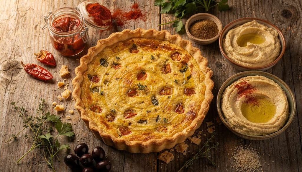 Recette De Quiche Au Houmous - Délicieuse Et Facile