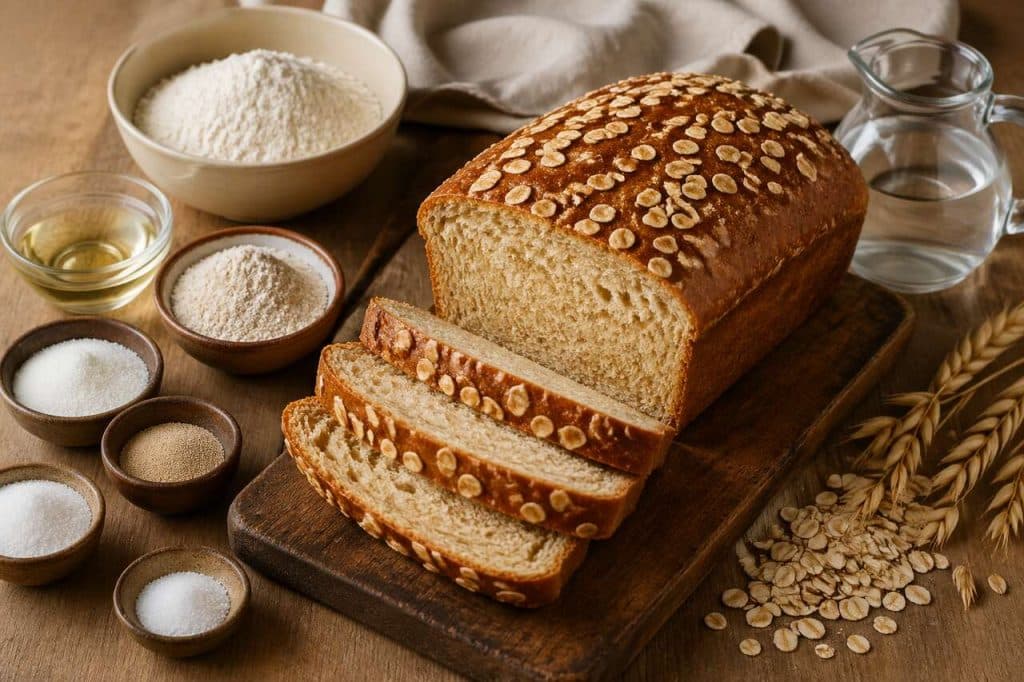 Pain de mie à la farine d'avoine : recette savoureuse et facile