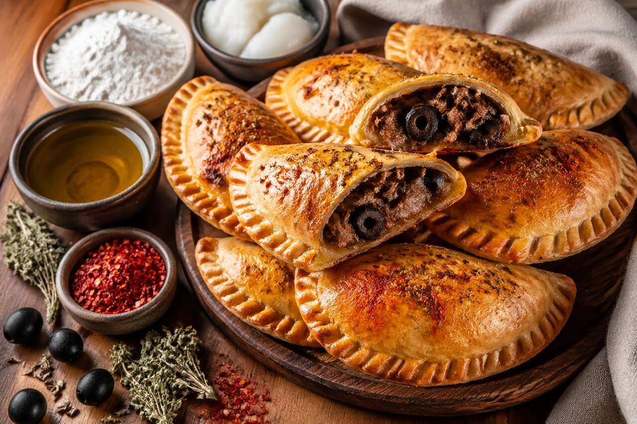 Empanadas au sanglier et olives noires : recette savoureuse