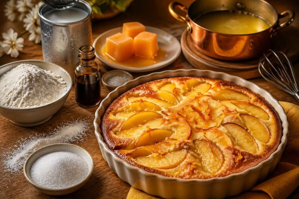 Clafoutis de mangue à l'orange : recette facile et savoureuse
