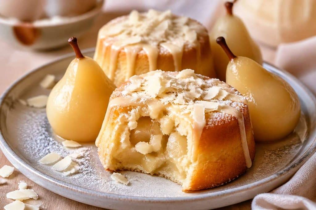 Fondants poire et miso : recette gourmande