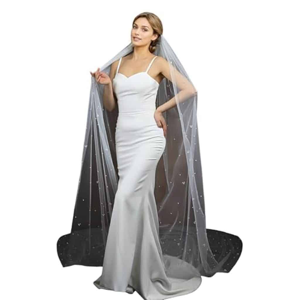 Avis : peigne voile de mariée perlé Mopmap 1 étage 299, 7 cm - Test et avis détaillés