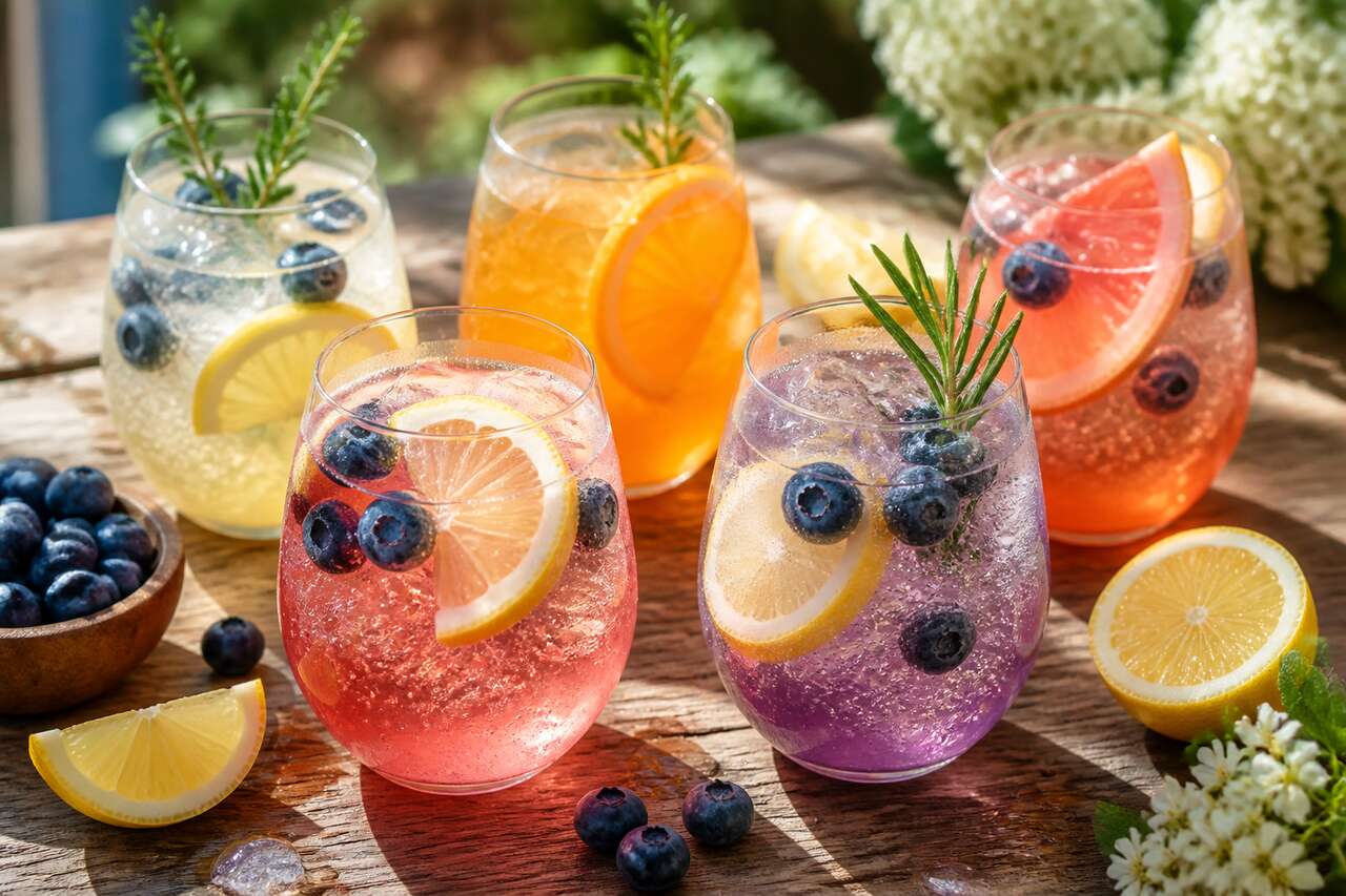 Spritz fruités : citron, myrtille et autres saveurs