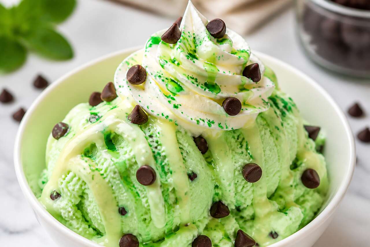 Recette de glace à la menthe maison