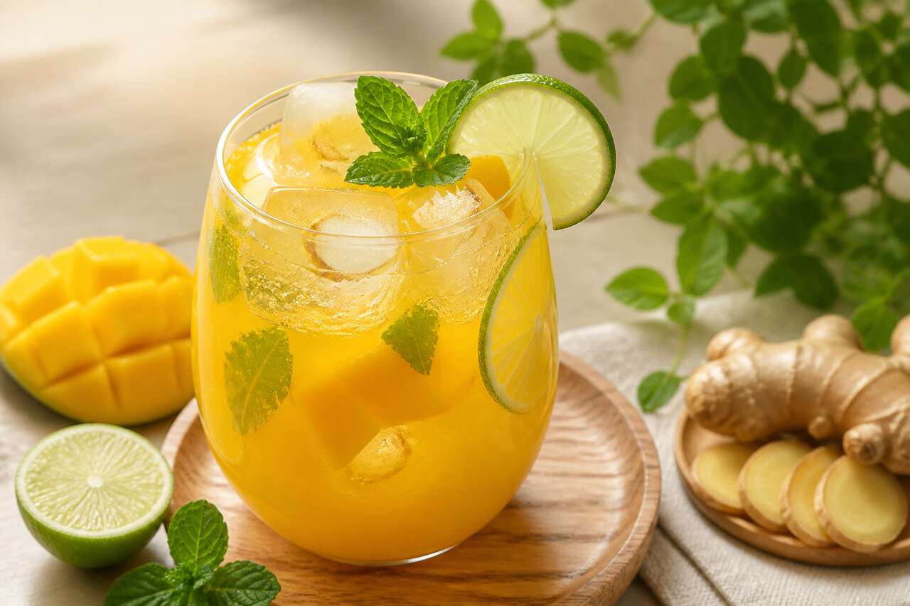 Mocktail mangue, gingembre et citron vert : recette rafraĂźchissante
