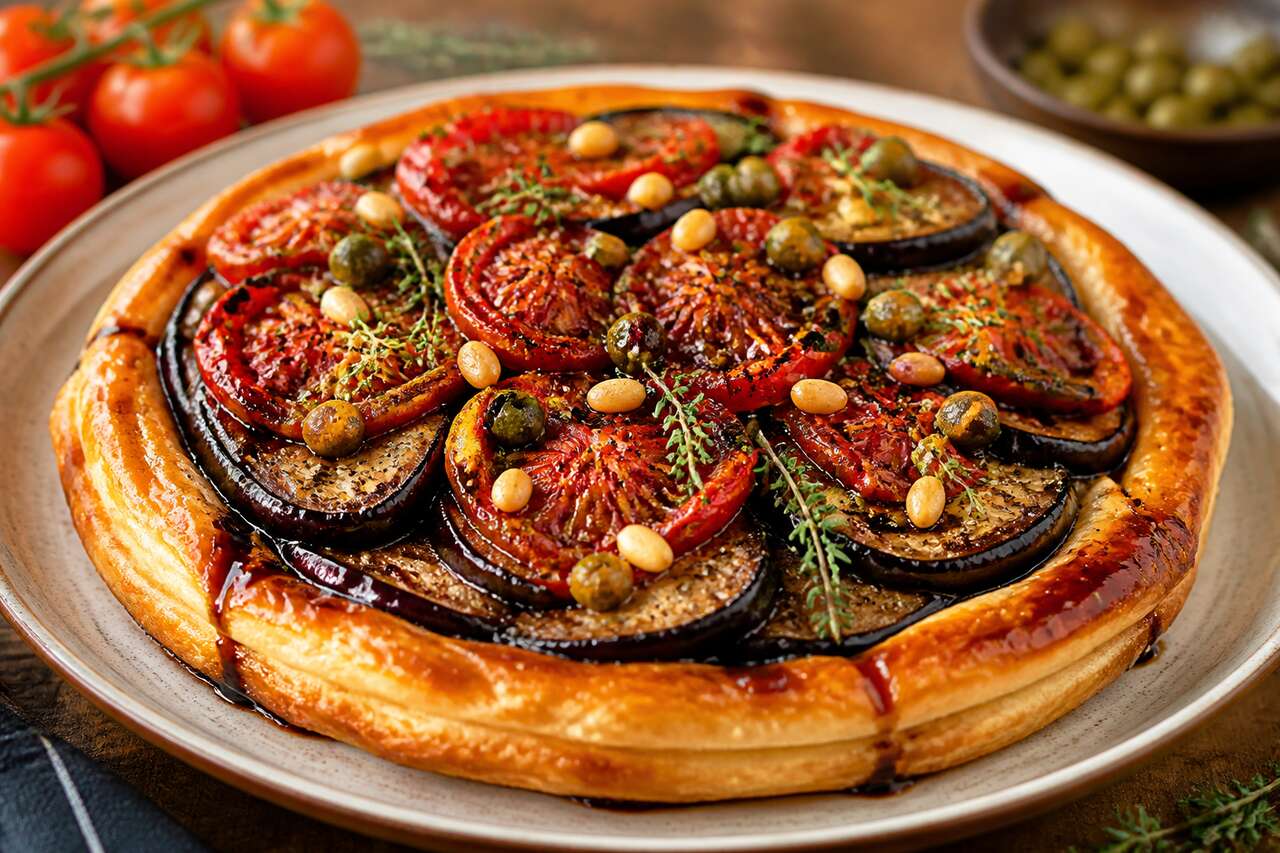 Recette Tatin D'aubergines Et Tomates Confites